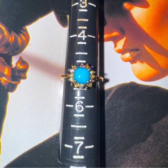 Vermeil & Sleeping Beauty Turquoise Ring